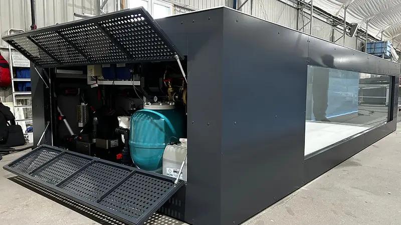 Piscina de Polipropileno ElitePool Sport & Spa 6.5×2.5m con Ventana Panorámica de 4m - Imagen 3