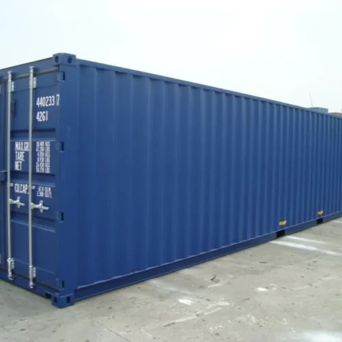 Contenedor Marítimo de 40 Pies con Doble Puerta (DD) – Tubular de 12m